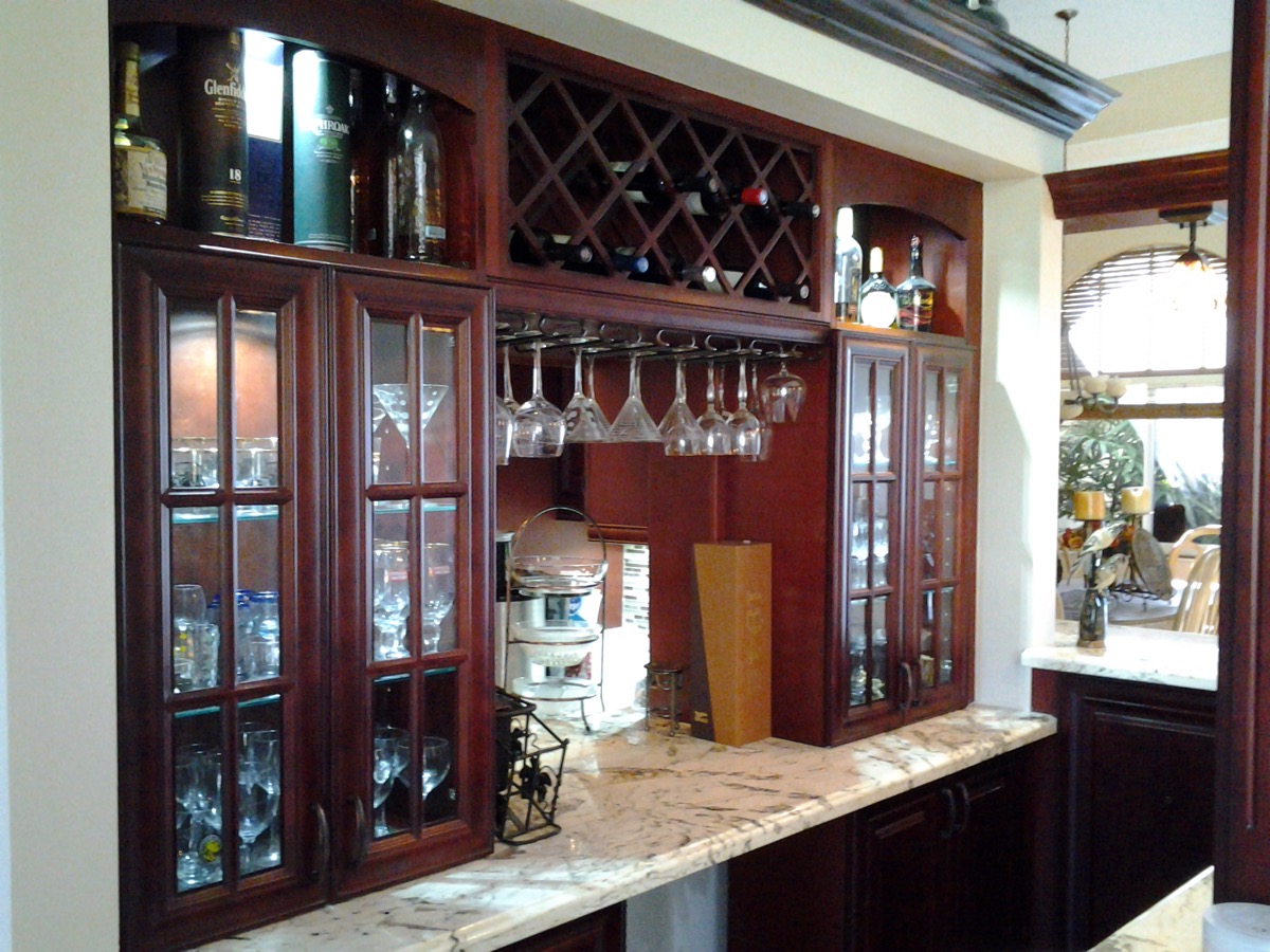 Traditional Cherry Home Bar Station Fresh Remodel Traditional Cherry Home Bar Station